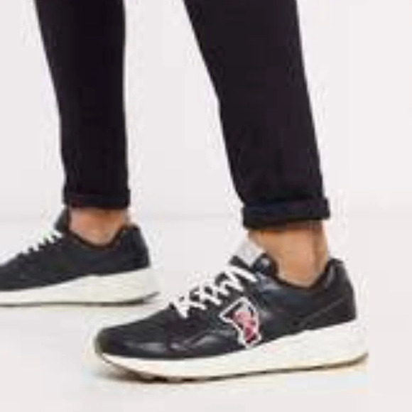 New Polo Ralph Lauren Trackster 100 Leather Sneakers - Picture 11 of 12